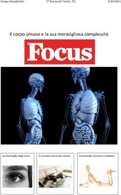 Il corpo umano e la sua meravigliosa complessità - ITT Buonarroti