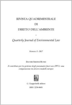RIVISTA QUADRIMESTRALE DI DIRITTO DELL'AMBIENTE
