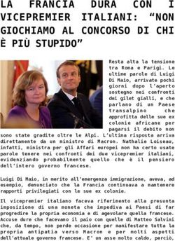 LA FRANCIA DURA CON I VICEPREMIER ITALIANI: "NON GIOCHIAMO AL CONCORSO DI CHI &Egrave; PI&Ugrave; STUPIDO" - Matteoderrico