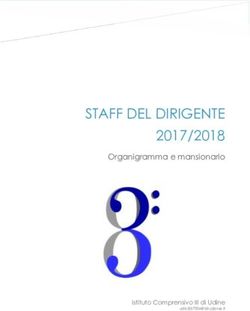 STAFF DEL DIRIGENTE 2017/2018 - Organigramma e mansionario - Istituto Comprensivo III di Udine - ic udine 3