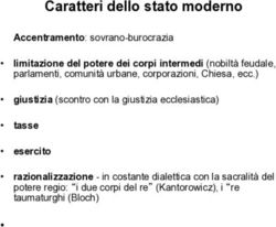 Caratteri dello stato moderno