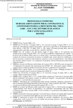 PROTOCOLLO CONDIVISO DI REGOLAMENTAZIONE PER IL CONTRASTO E IL CONTENIMENTO DELLA DIFFUSIONE DEL VIRUS SARS - COV 2 NEL SETTORE SCOLASTICO PER ...