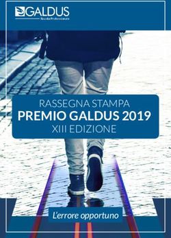 PREMIO GALDUS 2019 RASSEGNA STAMPA XIII EDIZIONE - L'errore opportuno