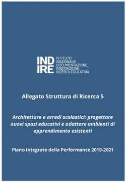 Allegato Struttura di Ricerca 5 - Architetture e arredi scolastici: progettare nuovi spazi educativi e adattare ambienti di apprendimento ...