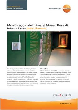 Monitoraggio del clima al Museo Pera di Istanbul con testo Saveris.
