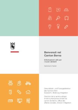 Benvenuti nel Canton Berna - GEF