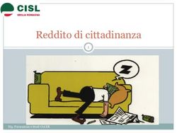 Reddito di cittadinanza 1 - Dip. Formazione e Studi Cisl ER - FNP CISL Lombardia