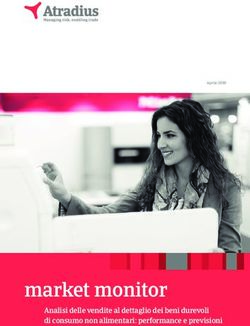 Market monitor Analisi delle vendite al dettaglio dei beni durevoli di consumo non alimentari: performance e previsioni - Atradius