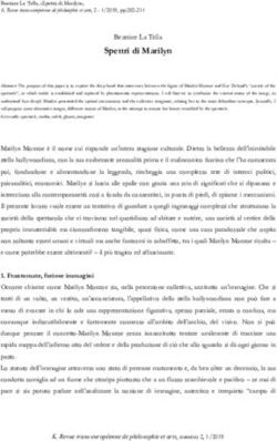 Spettri di Marilyn Beatrice La Tella - Revue K
