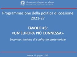 TAVOLO #3: "UN'EUROPA PIÙ CONNESSA" - Seconda riunione di confronto partenariale Programmazione della politica di coesione - Regione Marche