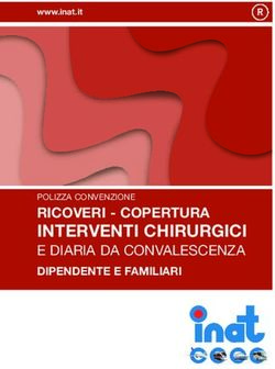 INTERVENTI CHIRURGICI - RICOVERI - COPERTURA Polizza Convenzione - R - INAT