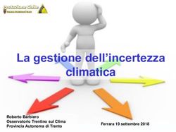 La gestione dell'incertezza climatica - Roberto Barbiero Osservatorio Trentino sul Clima Provincia Autonoma di Trento - RemTech Expo