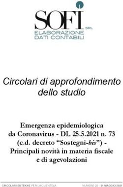 Circolari di approfondimento dello studio - Emergenza epidemiologica da Coronavirus - DL 25.5.2021 n. 73 (c.d. decreto "Sostegni-bis") ...