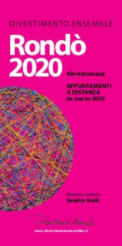 Rondò 2020 #iorestoacasa - APPUNTAMENTI A DISTANZA - Divertimento Ensemble
