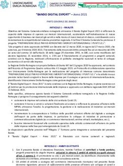 "BANDO DIGITAL EXPORT" - Anno 2021 - Unioncamere ...
