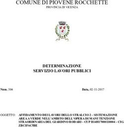COMUNE DI PIOVENE ROCCHETTE
