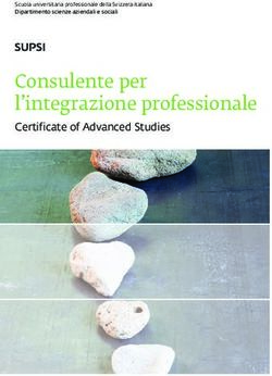 Consulente per l'integrazione professionale - Certificate of Advanced Studies - Supsi