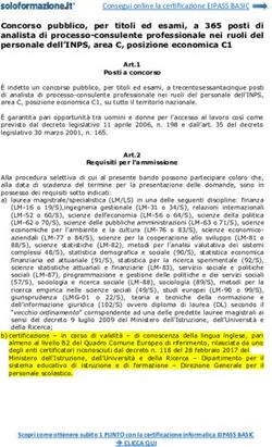 Concorso pubblico, per titoli ed esami, a 365 posti di analista di processo-consulente professionale nei ruoli del personale dell'INPS, area C ...