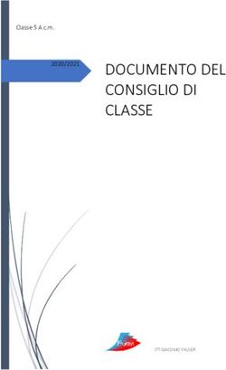 DOCUMENTO DEL CONSIGLIO DI CLASSE - Classe 5 A c.m - Fauser
