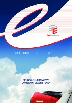 La serenità è il miglior compagno di viaggio - OPUSCOLO INFORMATIVO CONDIZIONI DI ASSISTENZA - Ema Assistance