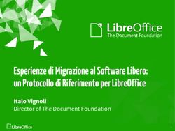 Esperienze di Migrazione al Software Libero: un Protocollo di Riferimento per LibreOffice - Italo Vignoli Director of The Document Foundation