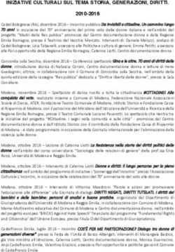 INIZIATIVE CULTURALI SUL TEMA STORIA, GENERAZIONI, DIRITTI.