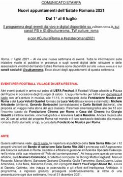 Nuovi appuntamenti dell'Estate Romana 2021 Dal 1 al 6 luglio