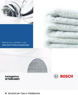 Asciugatrice WTW85468IT - it Istruzioni per l'uso e l'installazione - Bosch