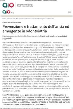 Prevenzione e trattamento dell'ansia ed emergenze in odontoiatria - Benvenuti su aisod!