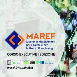 CORSO EXECUTIVE I EDIZIONE - maref.b4m.unimib.it