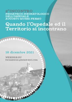 Quando l'Ospedale ed il Territorio si incontrano