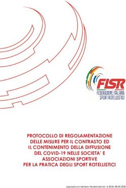 PROTOCOLLO DI REGOLAMENTAZIONE DELLE MISURE PER IL CONTRASTO ED IL CONTENIMENTO DELLA DIFFUSIONE DEL COVID-19 NELLE SOCIETA' E ASSOCIAZIONI ...