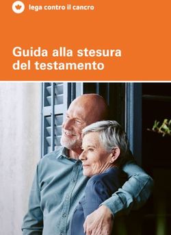 Guida alla stesura del testamento - Lega contro il cancro