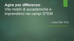 Agire per differenza: Vite mobili di accademiche e imprenditrici nei campi STEM