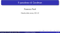 Il paradosso di Goodman - Francesco Paoli - unica.it