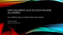 UNO SGUARDO ALLE SCUOLE ITALIANE ALL'ESTERO - ALL'INTERNO DELLA CORNICE DELL'INCLUSIONE - USR FVG