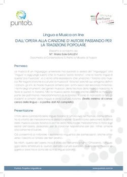 DALL'OPERA ALLA CANZONE D'AUTORE PASSANDO PER LA TRADIZIONE POPOLARE
