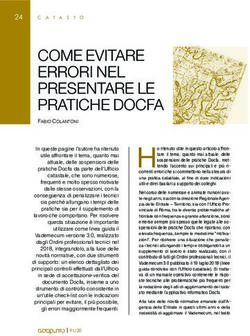 COME EVITARE ERRORI NEL PRESENTARE LE PRATICHE DOCFA