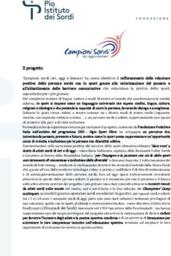 Il progetto 'Campioni sordi ieri, oggi e domani' ha come obiettivo il rafforzamento della relazione positiva delle persone sorde con lo sport ...