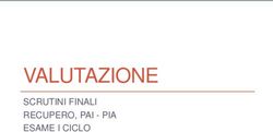 VALUTAZIONE SCRUTINI FINALI RECUPERO, PAI - PIA ESAME I CICLO