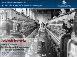 Sociologia Economica - people@unipi