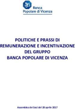 POLITICHE E PRASSI DI REMUNERAZIONE E INCENTIVAZIONE DEL GRUPPO BANCA POPOLARE DI VICENZA - Assemblea dei Soci del 28 aprile 2017