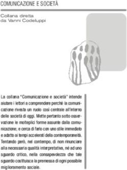 COMUNICAZIONE E SOCIETÀ - IRIS Unimore