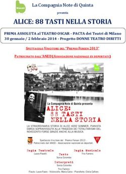 ALICE: 88 TASTI NELLA STORIA - La Compagnia Note di Quinta