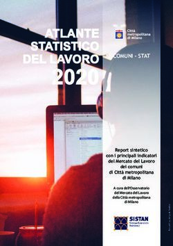 2020 ATLANTE STATISTICO DEL LAVORO - Citt&agrave; Metropolitana di ...