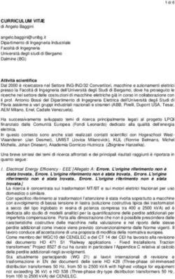 CURRICULUM VIT&AElig; - My Eventi - CEI