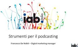 Strumenti per il podcasting - Francesco De Nobili - Digital marketing manager - Iab Academy