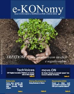 E-KONomy - TREEDOM: pianta un albero con un click e seguilo online TechVoices move.ON
