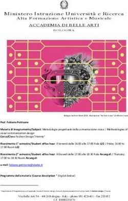 Ministero Istruzione Università e Ricerca - Alta Formazione Artistica e Musicale - Accademia di Belle ...