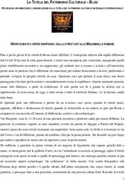 LA TUTELA DEL PATRIMONIO CULTURALE - BLOG